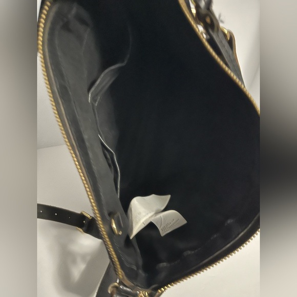 Abercrombie and Fitch Satchel Black Leather Bag - Picture 10 of 14